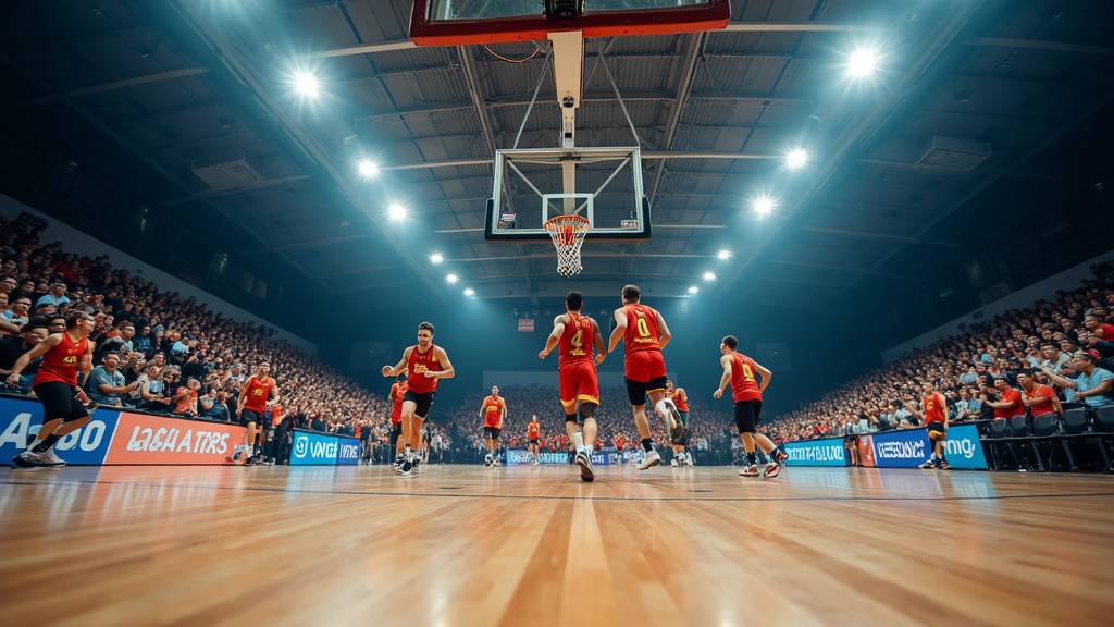 Jeunes joueurs du MLV Basket lors d'un entraînement collectif