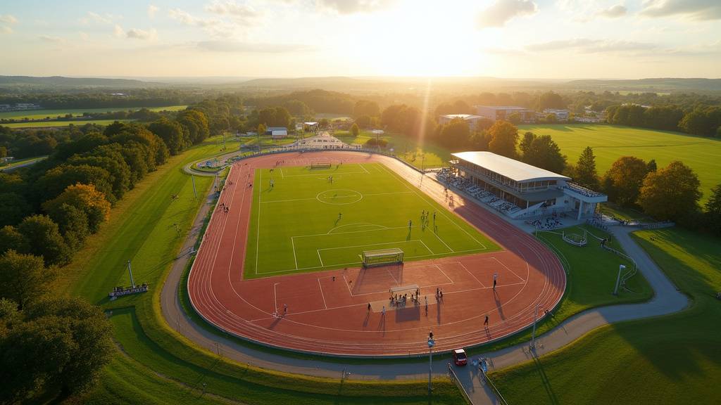 Vue extérieure du Complexe Coubertin à Wittenheim en 2026