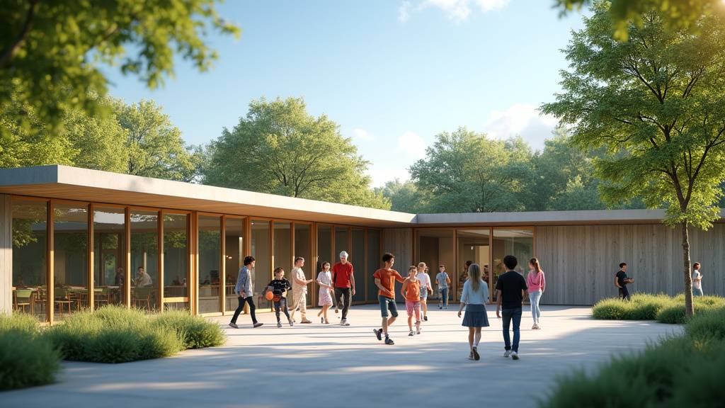 Vue extérieure du Complexe Léo Lagrange à Wittenheim en 2026