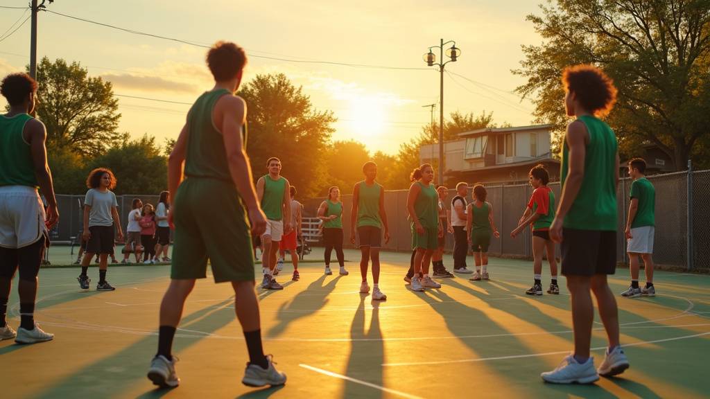 Équipe du Saint-Delphin Basket lors d'un match à domicile