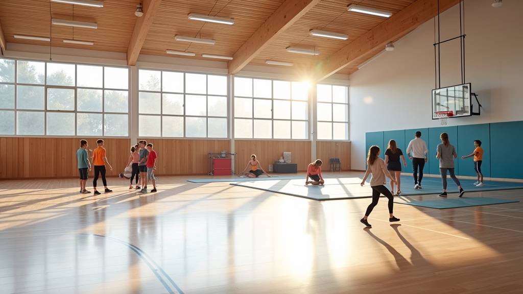 Où trouver un gymnase à Courcelles et quelles activités y pratiquer ?