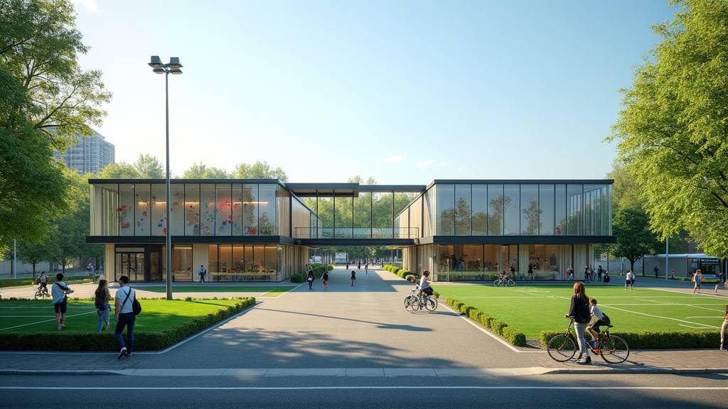 Intérieur du Gymnase Tony Parker à Charenton-le-Pont