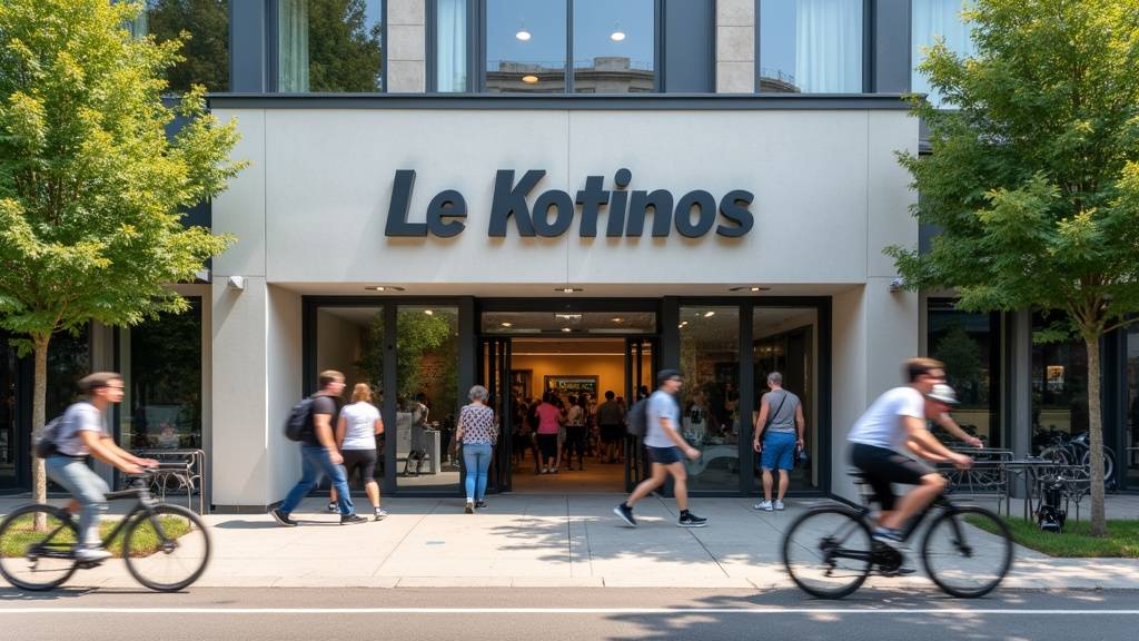 Intérieur du gymnase Le Kotinos avec plusieurs activités en cours