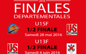 Les U13F et U15F en demi-finale !