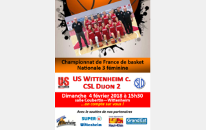 US Wittenheim VS CSL Dijon 2 