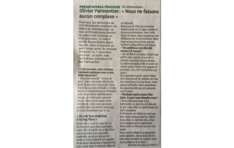 SF1 : Interview du coach !